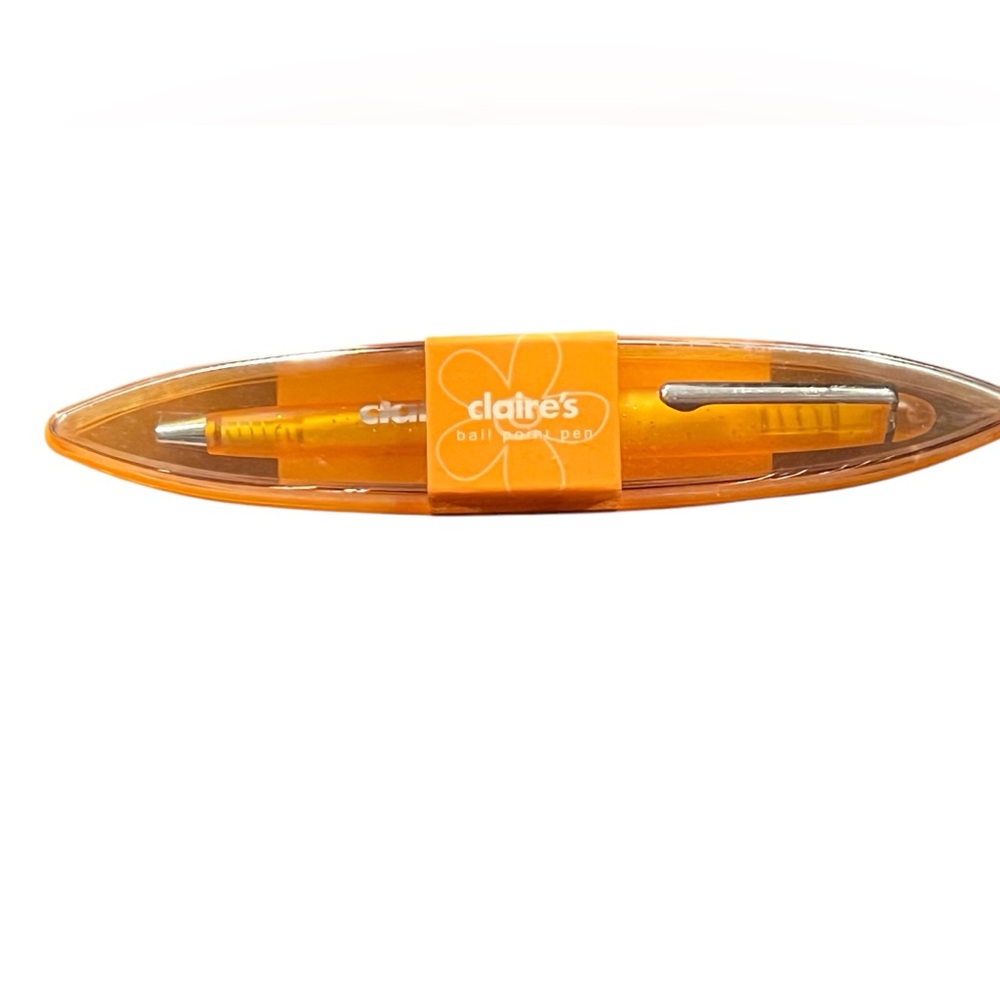 Claire’s Orange Ball Point Pen